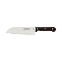 Kit para Frios Tramontina Polywood com Lâminas de Aço Inox e Cabos de Madeira Trata Polywood Castanho 3 peças