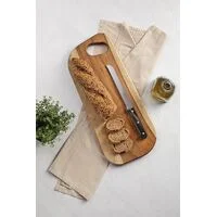 Kit para Frios Tramontina Polywood com Lâminas de Aço Inox e Cabos de Madeira Trata Polywood Castanho 3 peças