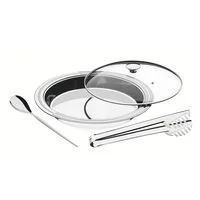 Kit para Servir Tramontina Ciclo Redondo em Aço Inox 3 Peças