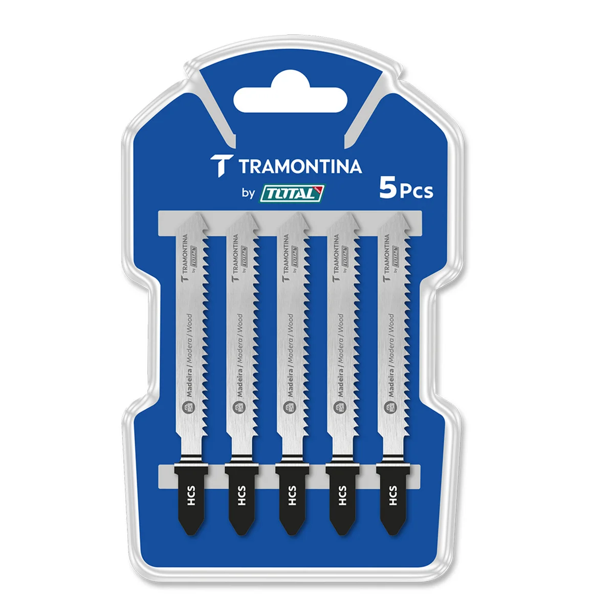 Lâminas para Serra Tico-Tico para Madeira (corte limpo) Tramontina by Total - 5 peças