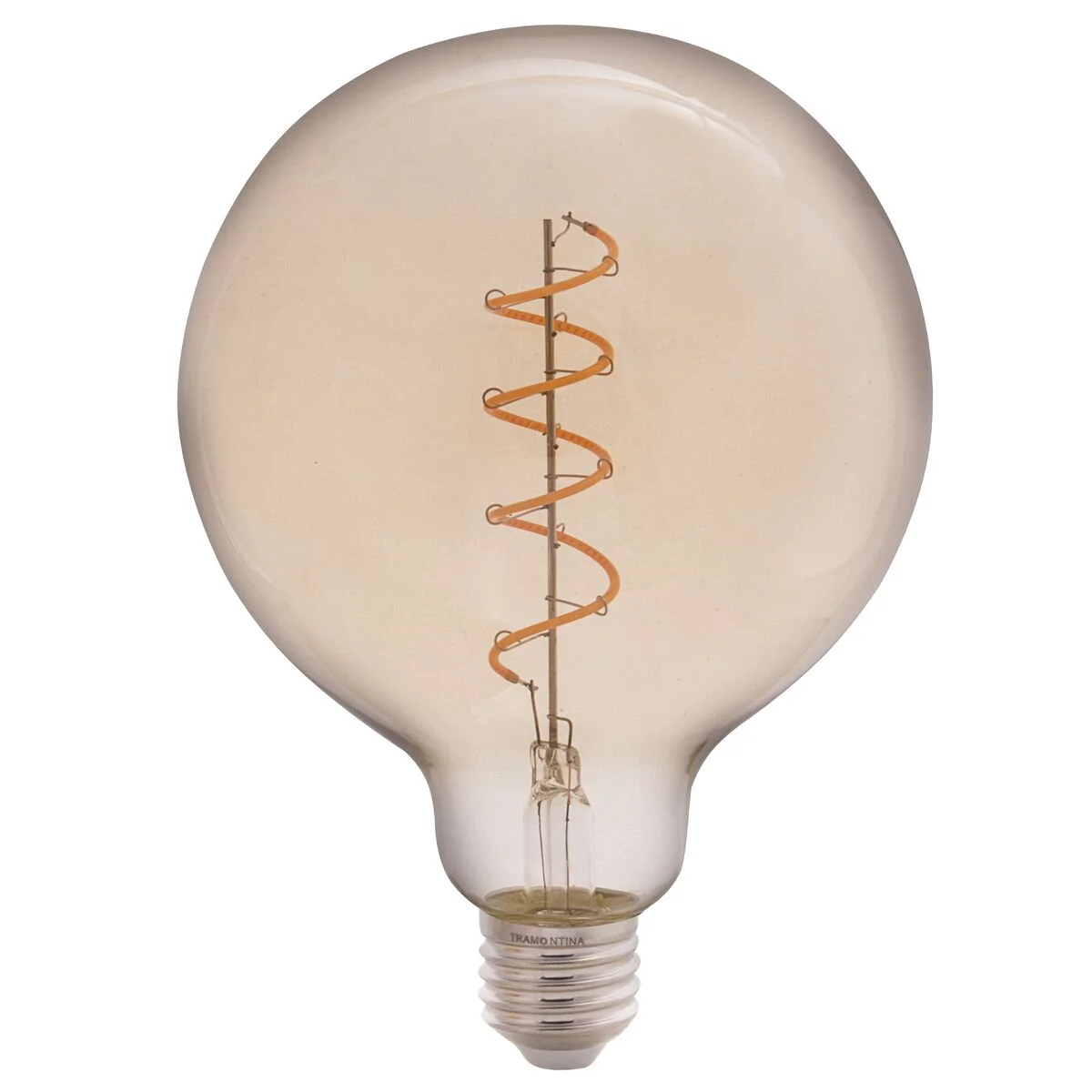 Lâmpada LED de Filamento Espiral Tramontina G125 4 W 2200 K Luz Amarela Âmbar