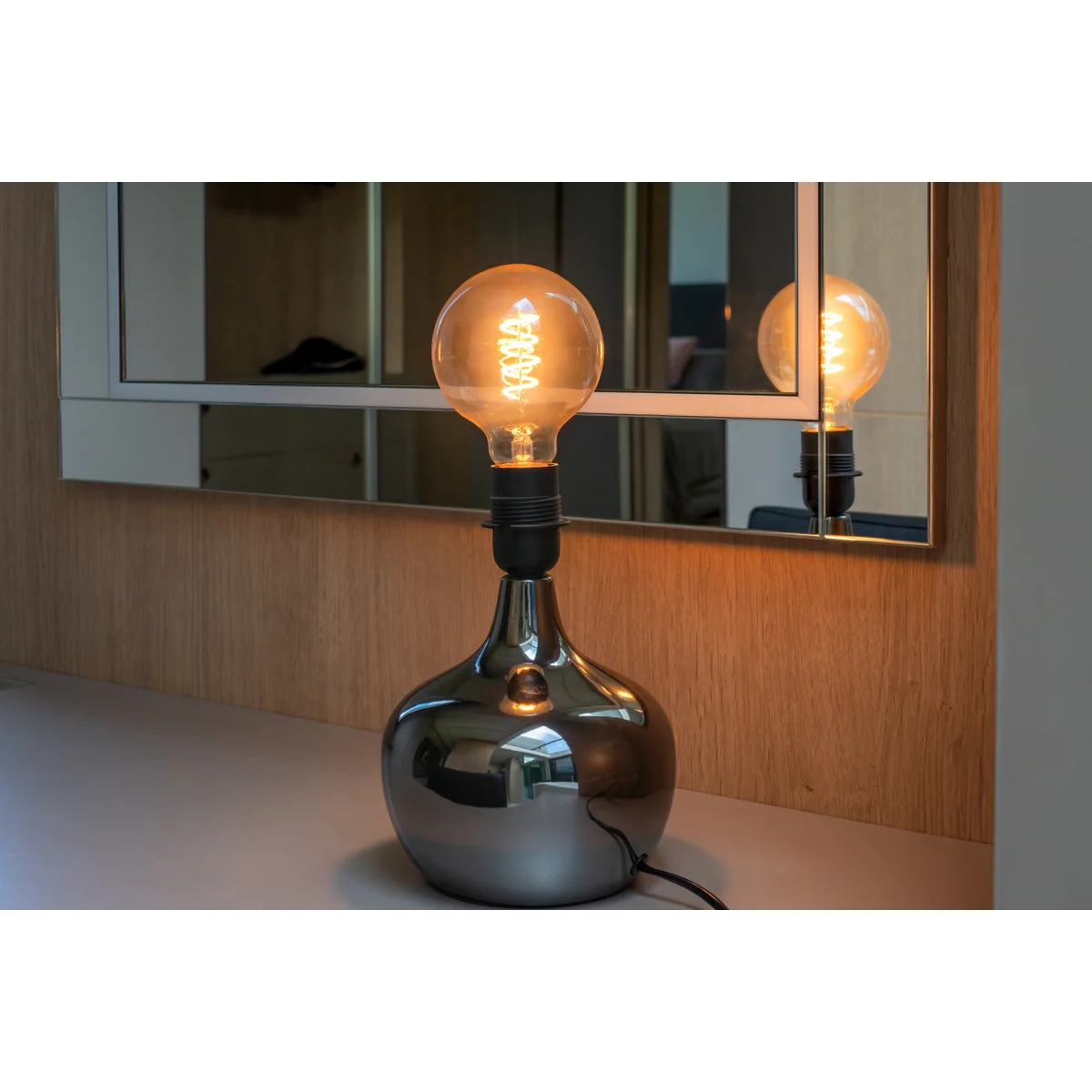 Lâmpada LED de Filamento Espiral Tramontina G95 4 W 2200 K Luz Amarela Âmbar