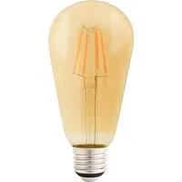Lâmpada LED de Filamento Tramontina ST64 4 W 2200 K Luz Amarela em Vidro Âmbar