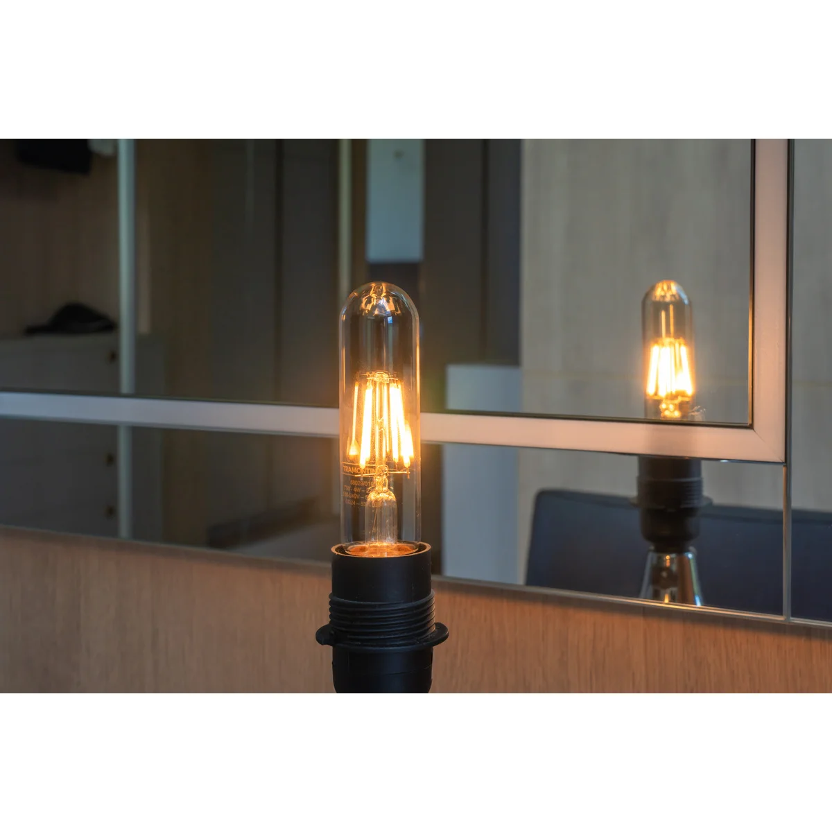 Lâmpada LED de Filamento Tramontina T30 4 W 2200 K Luz Amarela Âmbar