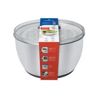 Lava e Seca Alimentos Tramontina em Aço Inox com Cesto Interno em Poliestireno e Base Antiderrapante 6,2 L