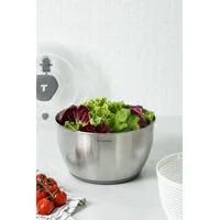Lava e Seca Alimentos Tramontina em Aço Inox com Cesto Interno em Poliestireno e Base Antiderrapante 6,2 L