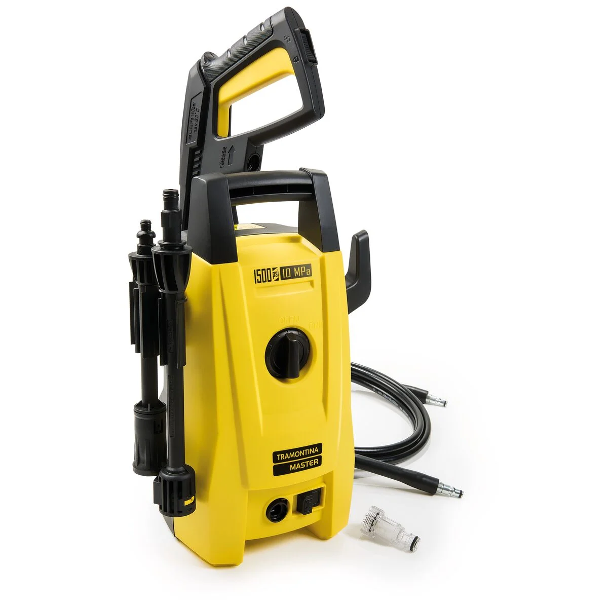 Lavadora de Alta Pressão 1200 W Tramontina MASTER para Uso Doméstico com Mangueira Alta Pressão 3 m Jato Regulável 1500 psi 127 V