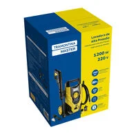 Lavadora de Alta Pressão 1200 W Tramontina MASTER para Uso Eventual com Mangueira Alta Pressão 3 m Jato Regulável 1500 psi 220 V