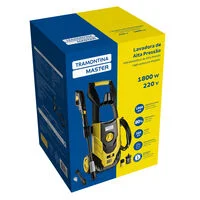 Lavadora de Alta Pressão 1800 W Tramontina MASTER para Uso Moderado com Mangueira Alta Pressão 5 m Jato Regulável 1900 psi 220 V