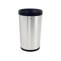 Lixeira Inox Tramontina Molise sem Tampa com Acabamento Acetinado Base e Aro em Polipropileno 50 L