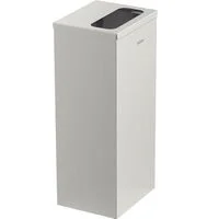 Lixeira Inox Tramontina Square com Acabamento Acetinado 50 L