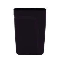 Lixeira Tramontina Compact Cesto ECO em Polipropileno Preto 10,5 L