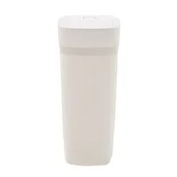 Lixeira Tramontina Compact em Polipropileno Branco com Tampa Click 10,5 L