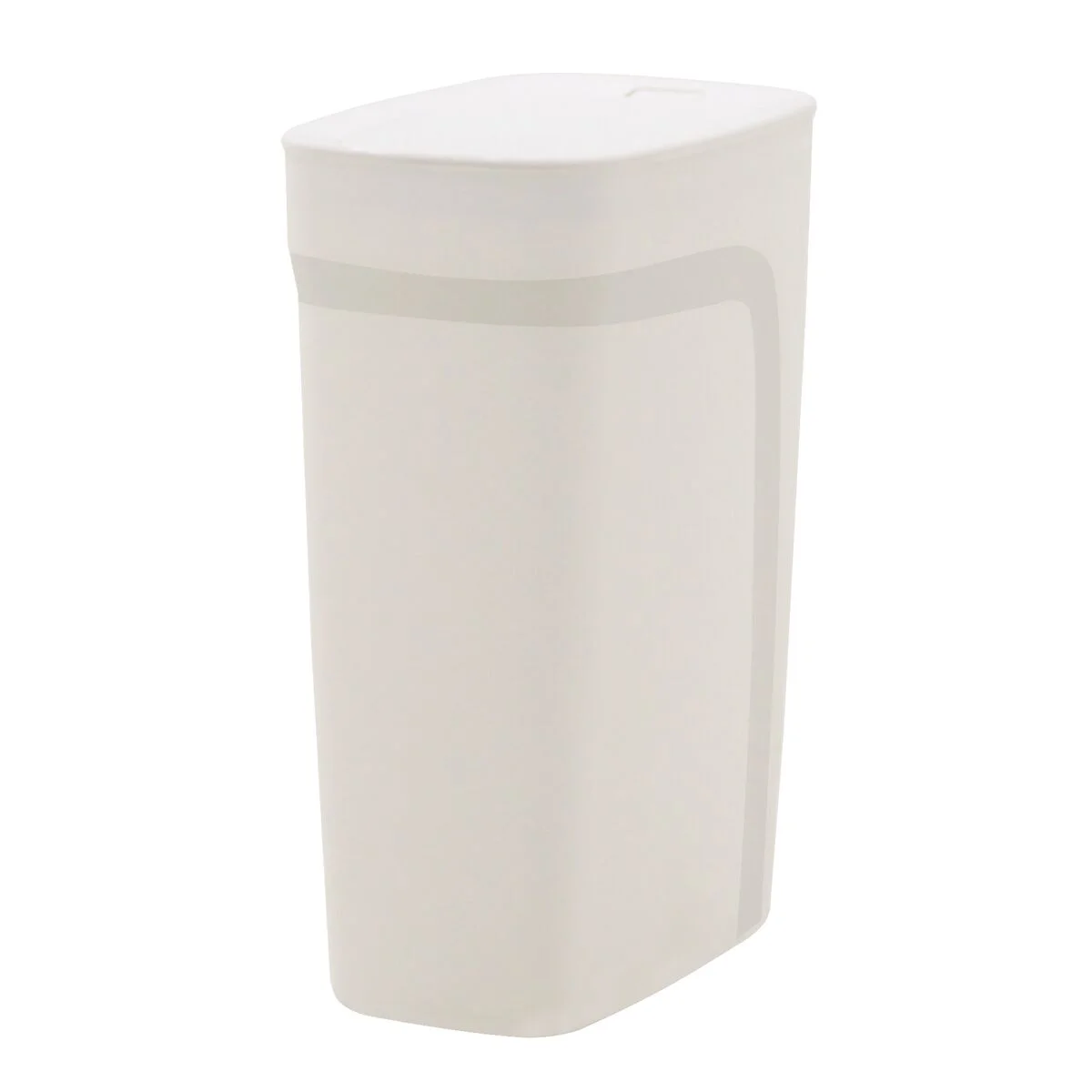 Lixeira Tramontina Compact em Polipropileno Branco com Tampa Click 10,5 L
