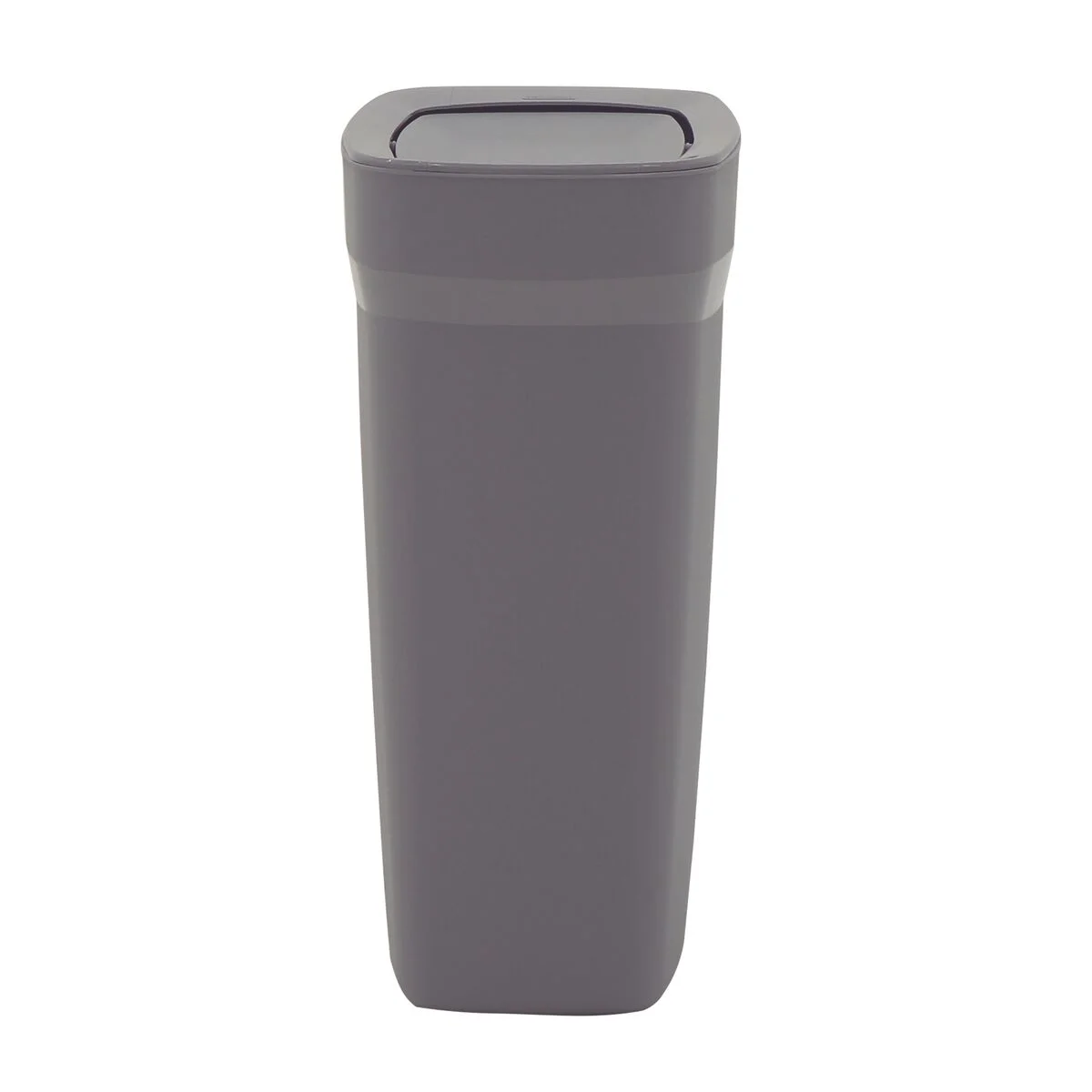Lixeira Tramontina Compact em Polipropileno Cinza com Tampa Basculante 10,5 L