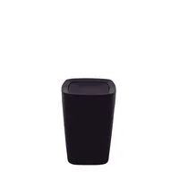 Lixeira Tramontina Compact em Polipropileno Preto com Tampa Basculante 6,5 L
