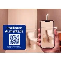 Lixeira Tramontina Luz Slim em Aço Inox com Acabamento Acetinado e Revestimento Rose com Suporte para Papel Higiênico 5,5 L