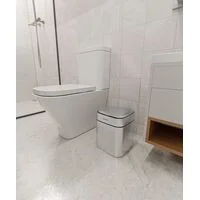Lixeira Tramontina Sense Square Automática com Sensor em Aço Inox com Acabamento Acetinado 8 L