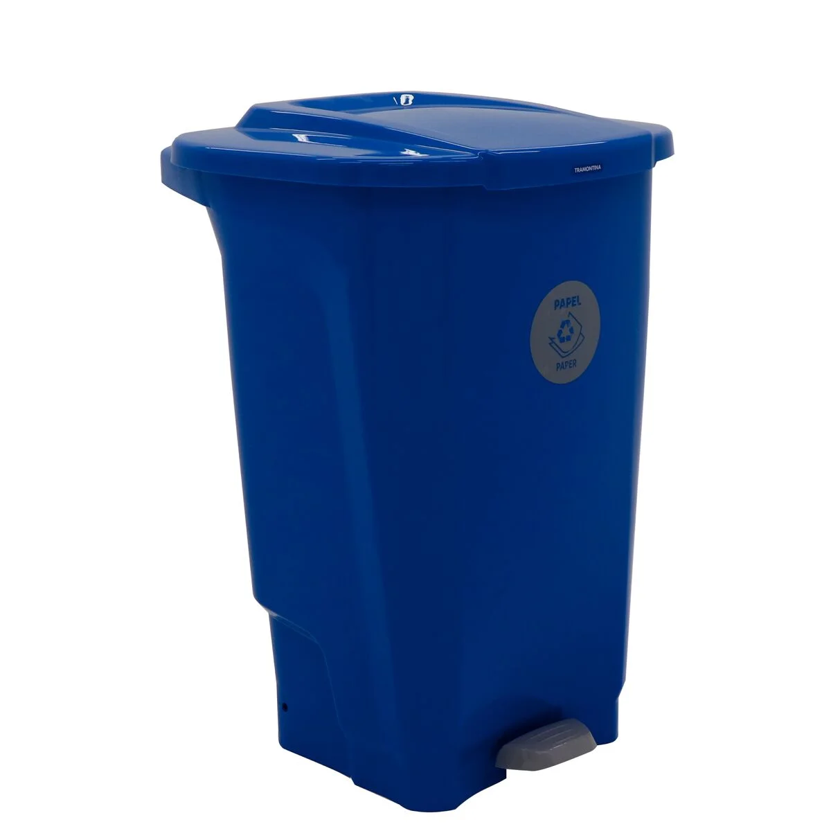 Lixeira Tramontina T-Force Coleta Seletiva em Polipropileno Azul 100 L