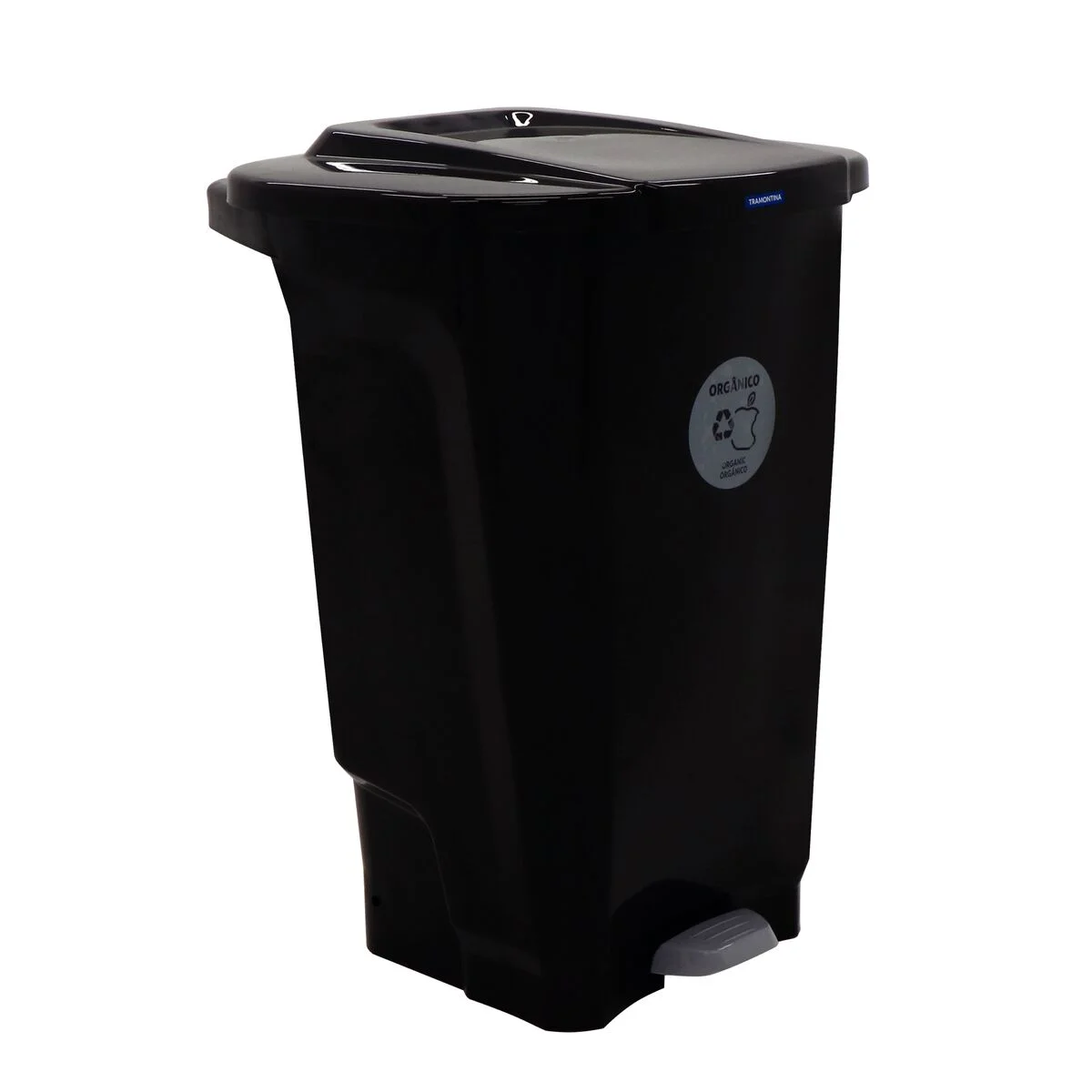 Lixeira Tramontina T-Force Coleta Seletiva em Polipropileno Marrom 100 L