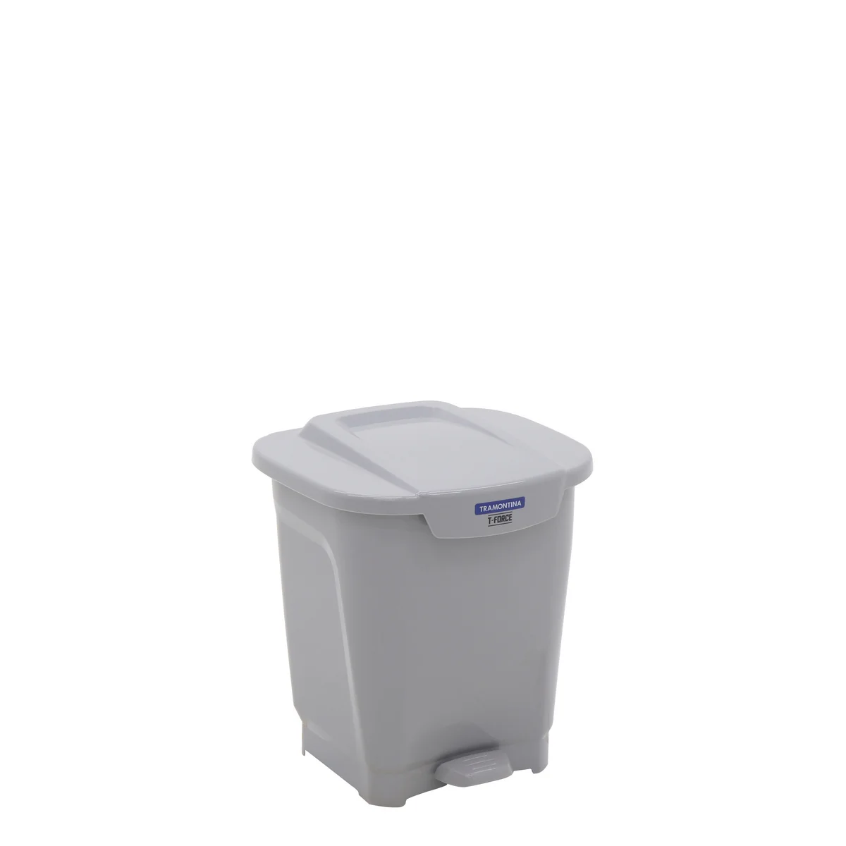 Lixeira Tramontina T-Force em Polipropileno Cinza 25 L