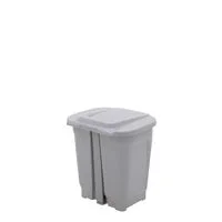 Lixeira Tramontina T-Force em Polipropileno Cinza 25 L