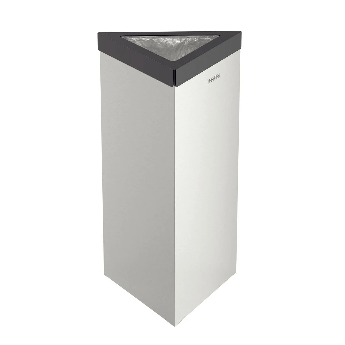 Lixeira Tramontina Terni em Aço Inox com Acabamento Acetinado 50 L