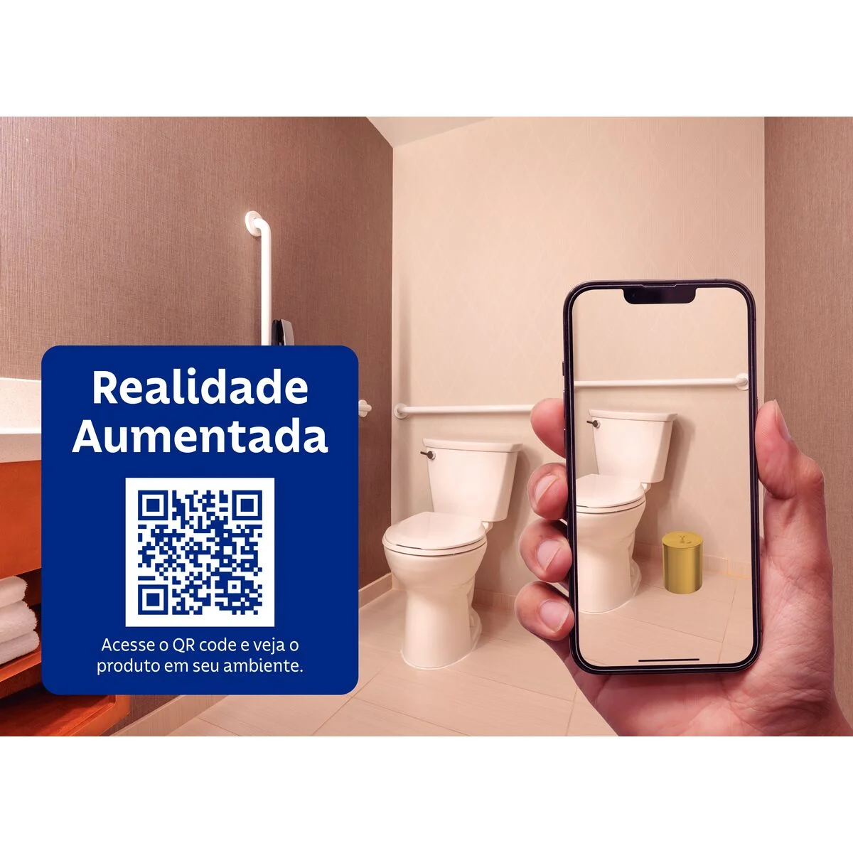 Lixeira Tramontina Útil em Aço Inox Acetinado com revestimento especial a base de verniz Gold 5 L
