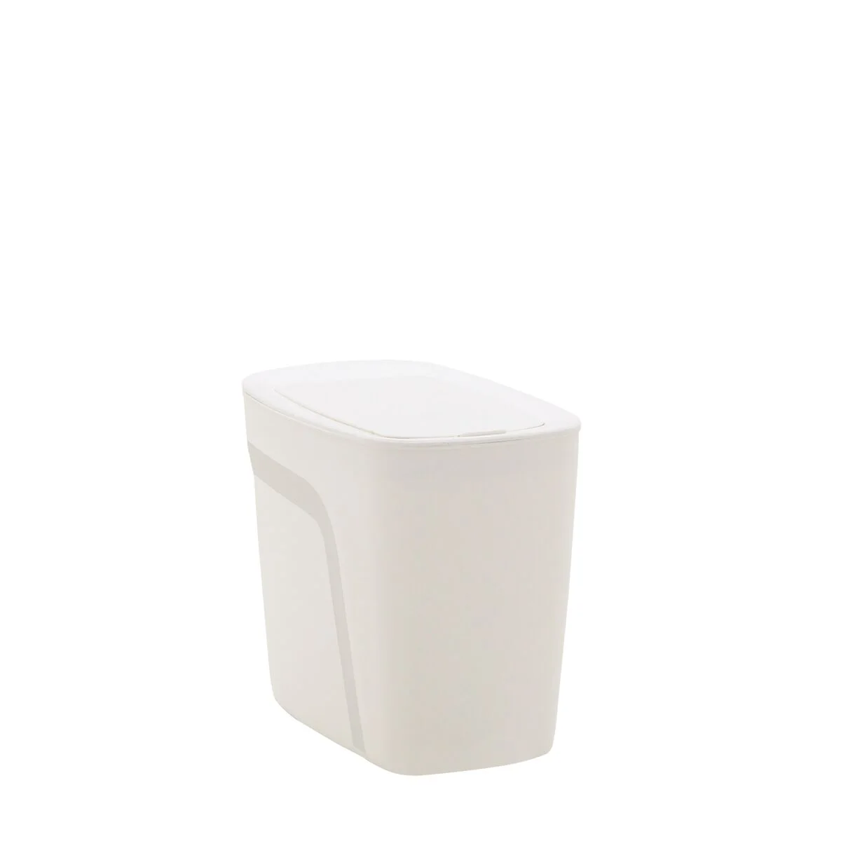 Lixeira Tramontina Urban em Polipropileno Branco com Tampa Click 6,5 L