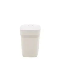 Lixeira Tramontina Urban em Polipropileno Branco com Tampa Click 6,5 L