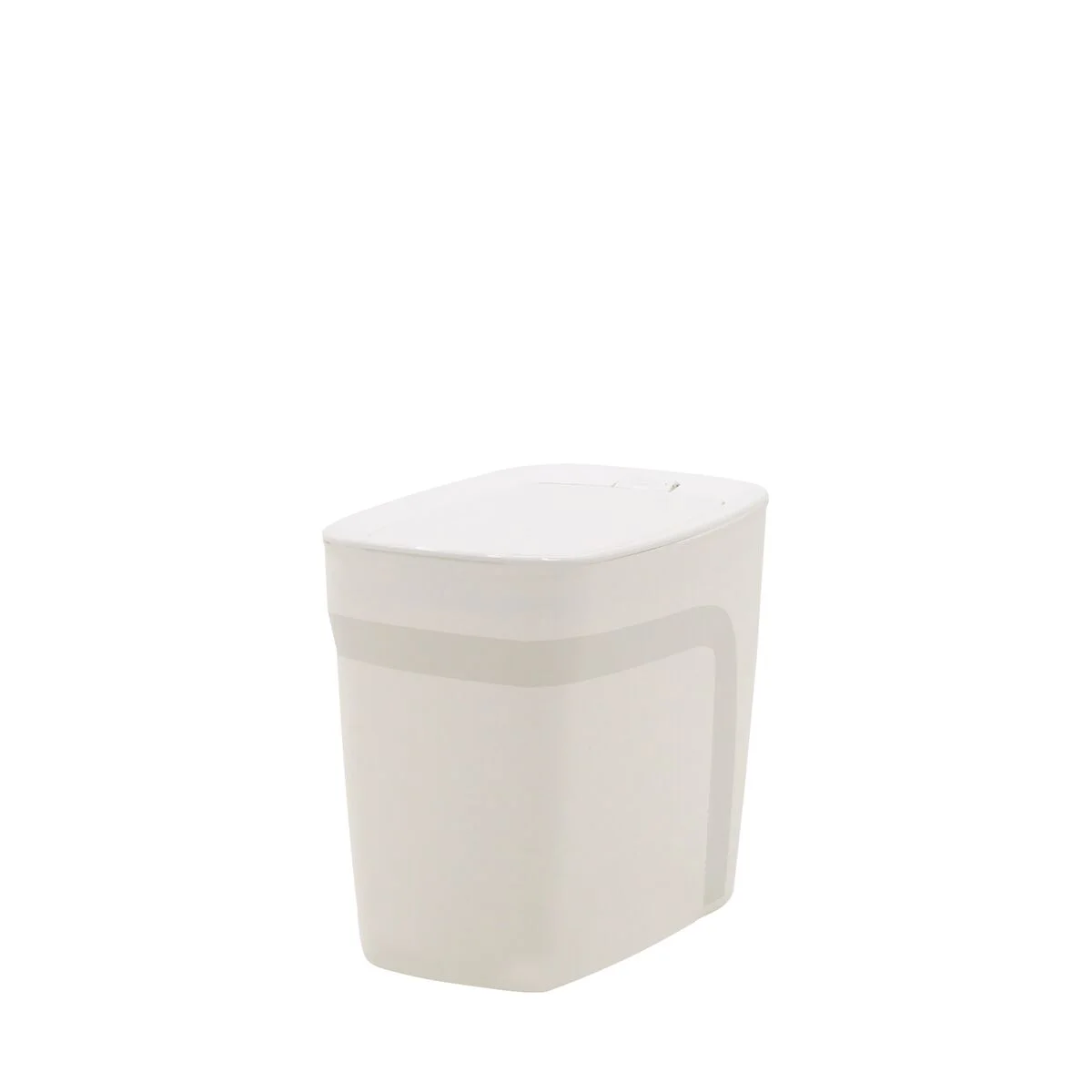 Lixeira Tramontina Urban em Polipropileno Branco com Tampa Click 6,5 L