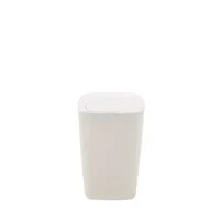 Lixeira Tramontina Urban em Polipropileno Branco com Tampa Click 6,5 L