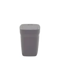 Lixeira Tramontina Urban em Polipropileno Cinza com Tampa Click 6,5 L