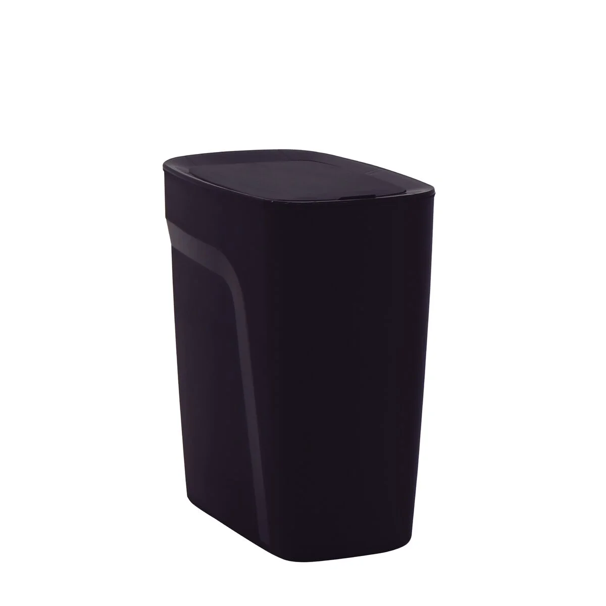 Lixeira Tramontina Urban em Polipropileno Preto com Tampa Click 8,5 L