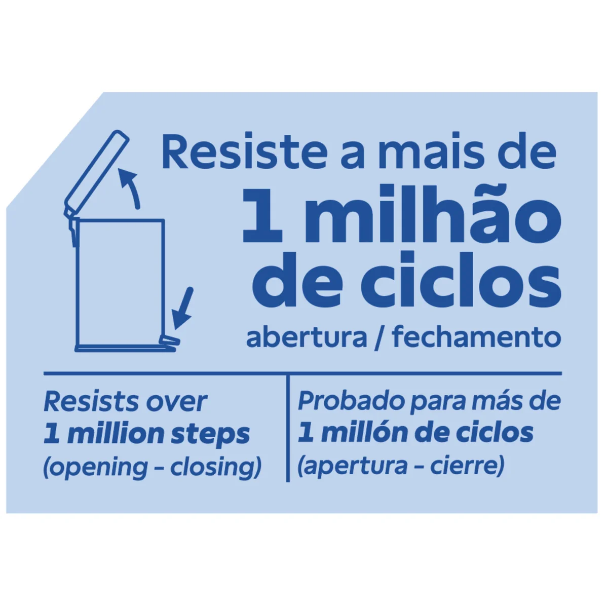 Lixeira com Pedal Tramontina Brasil Plus em Aço Inox com Acabamento Acetinado e Balde Interno 12 L