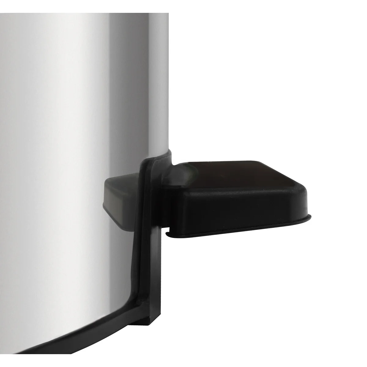 Lixeira com Pedal Tramontina Loop em Aço Inox com Acabamento Polido e Balde Interno 3 L