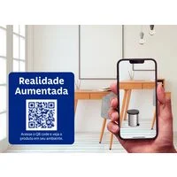 Lixeira com Pedal Tramontina New em Aço Inox com Acabamento Polido 12 L