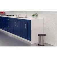 Lixeira com Pedal Tramontina New em Aço Inox com Acabamento Polido 12 L