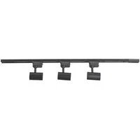 Luminária Trilho Eletrificado Tramontina 1 m com 3 Spots 10 W Preto 3000K Luz Amarela