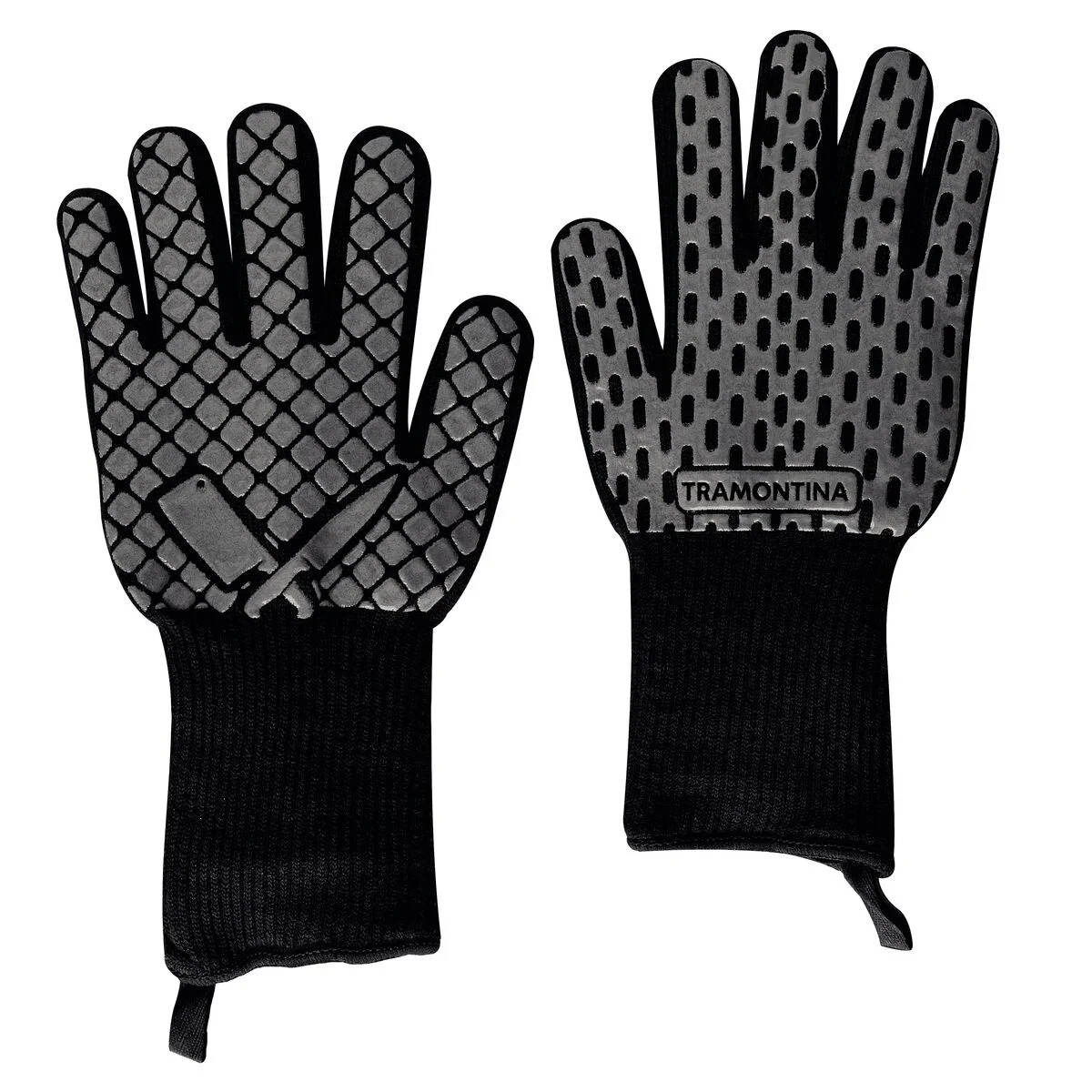 Luva Tramontina Churrasco Black 02 Peças