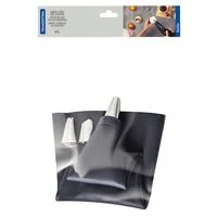 Manga e Bicos para Confeitar Tramontina Utilità em Silicone e Aço Inox