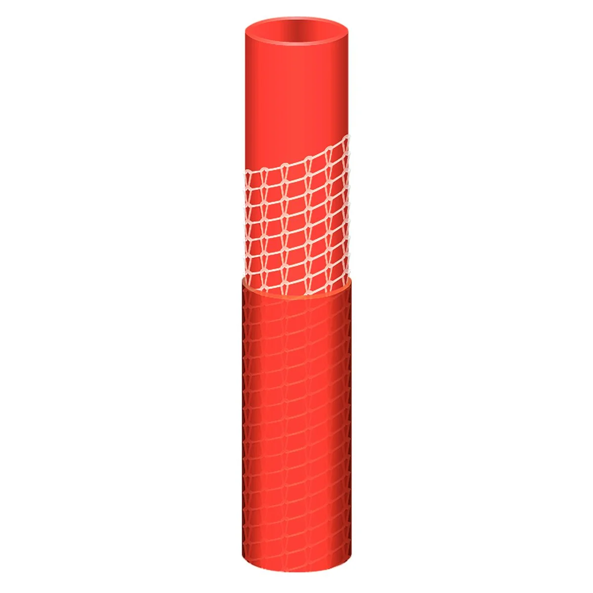 Mangueira Antitorção Multi ATS 1/2" Tramontina para Jardim em PVC 3 Camadas 25 m com Engates Rápidos e Esguicho