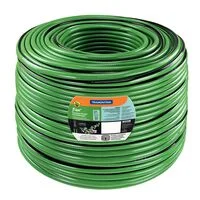 Mangueira Flex para Jardim Tramontina Verde com Faixa Preta em PVC 4 Camadas 100 m