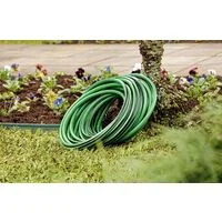 Mangueira Flex para Jardim Tramontina Verde com Faixa Preta em PVC 4 Camadas 15 m
