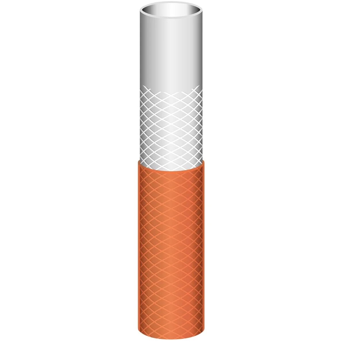 Mangueira Multi 1/2" Tramontina Laranja em PVC 3 Camadas 15 m com Engates Rápidos e Esguicho
