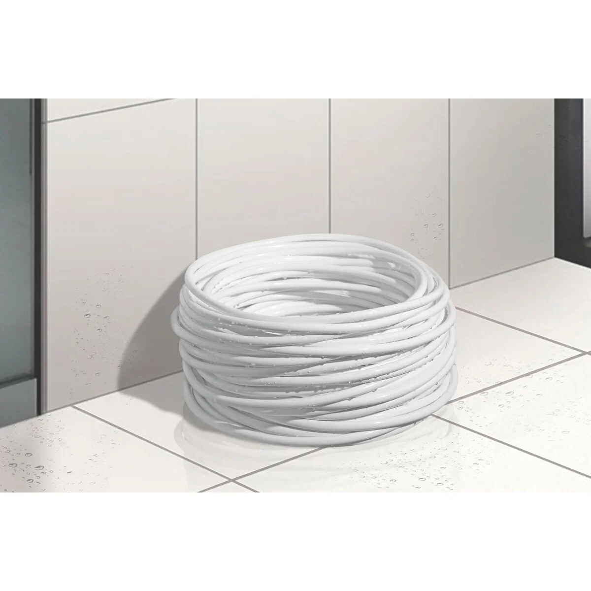 Mangueira em PVC branca Tramontina 5/16" x 1 mm 1 Camada 50 m