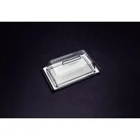 Manteigueira Tramontina Quadrata Retangular em Aço Inox com Tampa Transparente