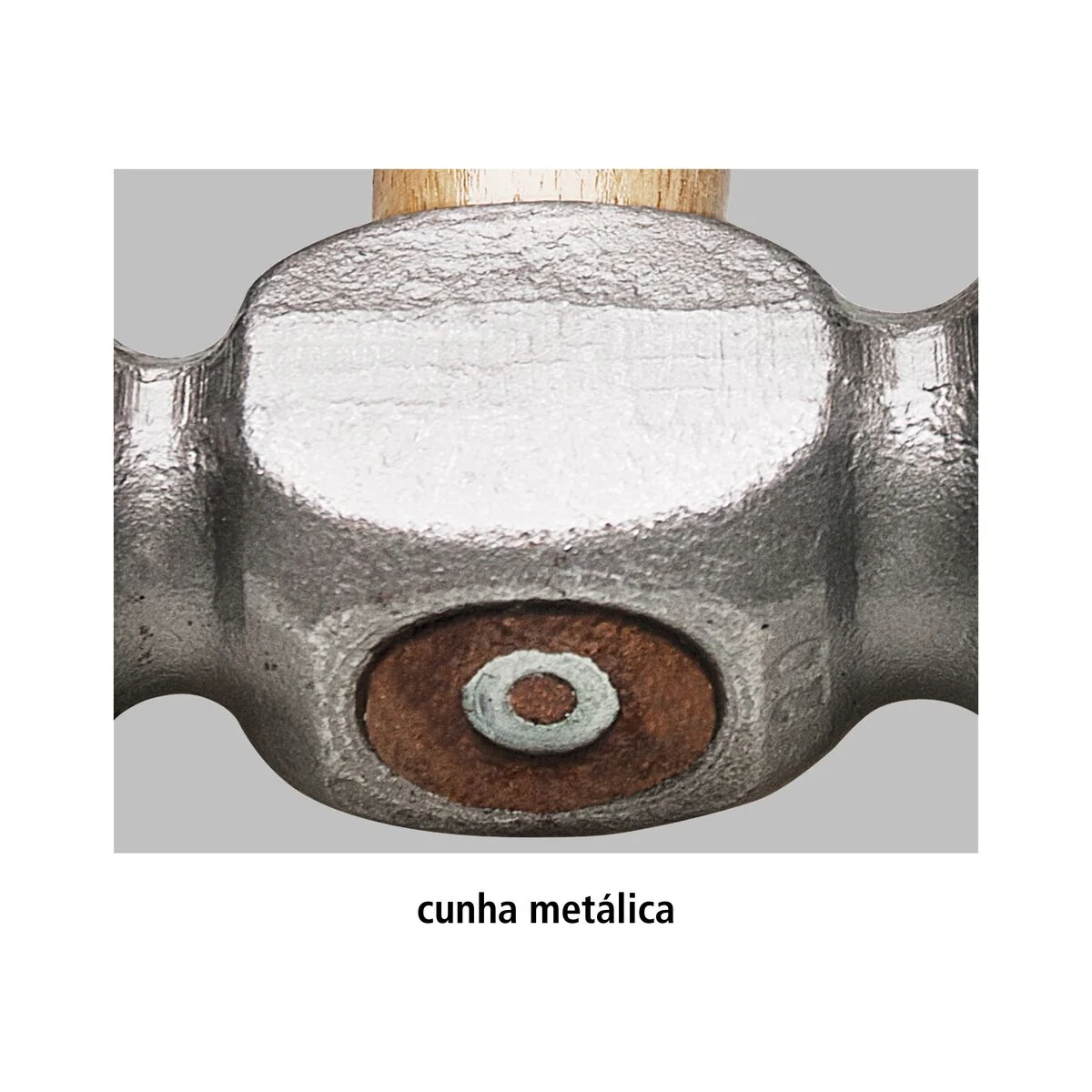 Martelo de Bola 300 g Tramontina MASTER Basic com Cabo em Madeira Envernizada