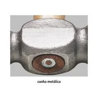 Martelo de Bola 300 g Tramontina MASTER Basic com Cabo em Madeira Envernizada