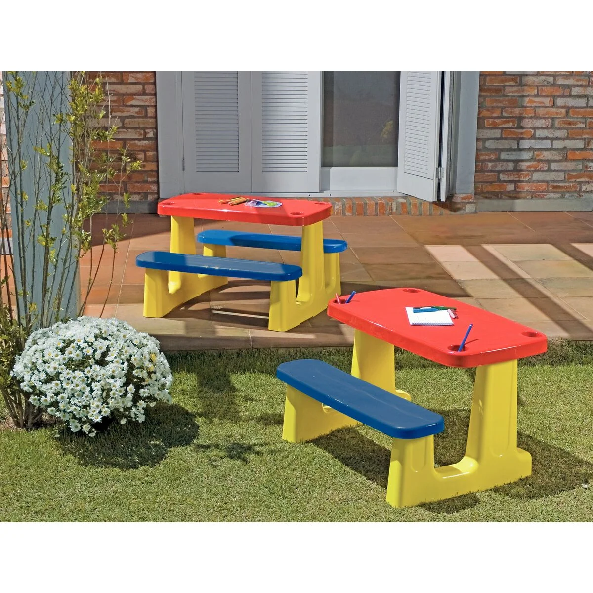 Mesa Infantil Tramontina Escolar em Polipropileno Colorido